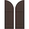 Ekena Millwork Americraft 5-Board (2 Batten) Wood Joined Board-n-Batten Shutters w/ Arch Top, ARW101BQ518X40TBH, PR ARW101BQ518X40TBH - alternate 1